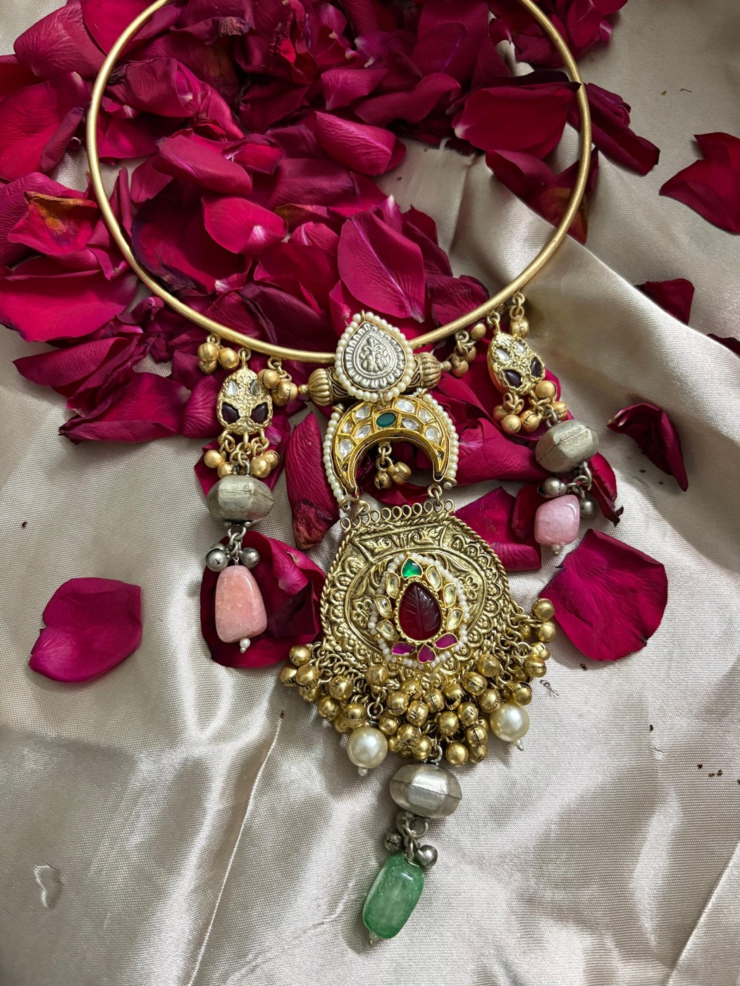 Gulsaaz Rose Pendant